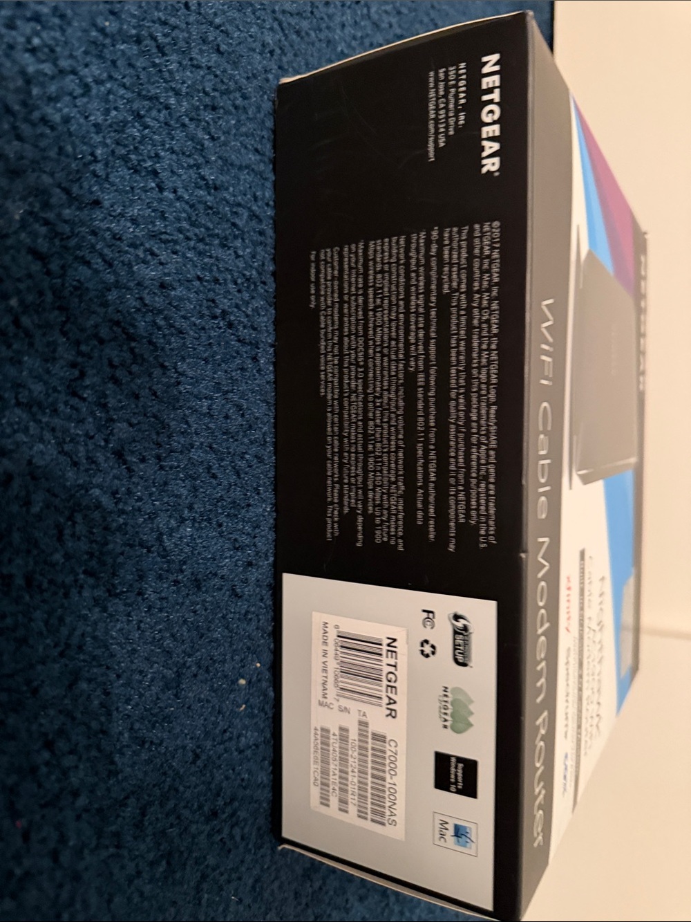 netgear Nighthawk AC1900 WiFi Cable Modem Router - Picture 5 of 9